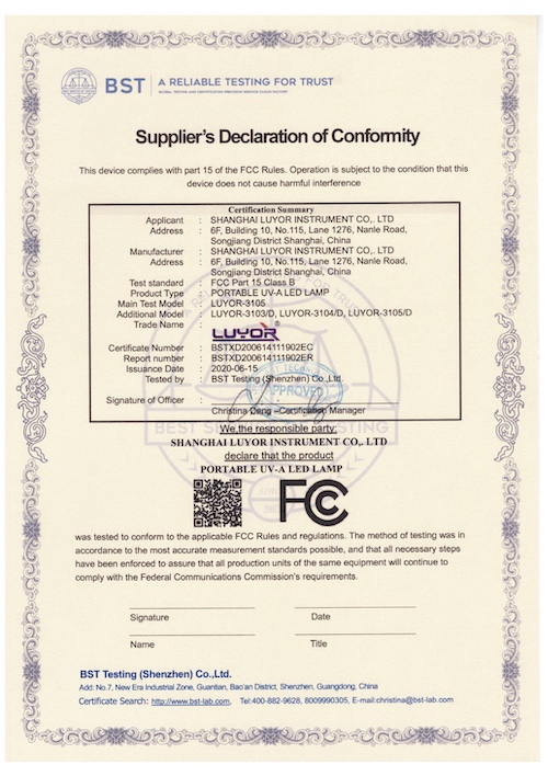 FCC Compliance Statement case1