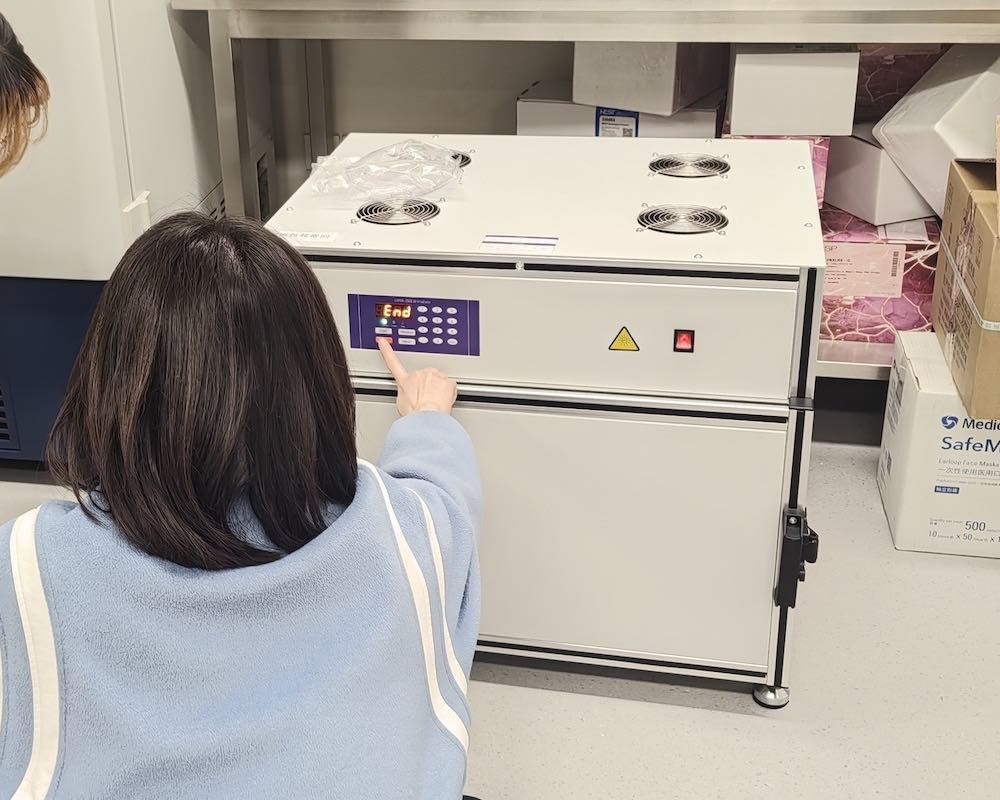 uv irradiation chamber luyor-3550 at jiyan cosmetics